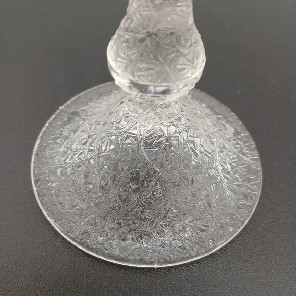 Antique EAPG Portland Glass Tree of Life Goblet 1860s Early American Pattern - Picture 2 of 4